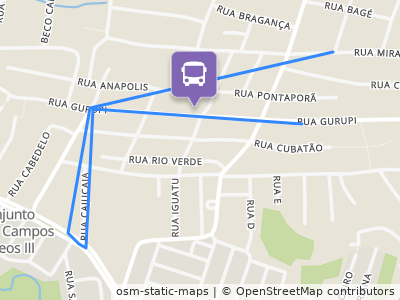 Mapa da parada