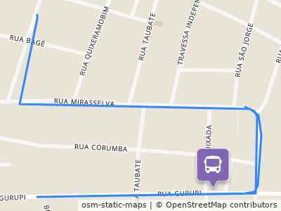 Mapa da parada