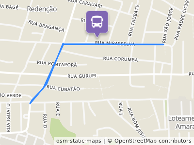 Mapa da parada