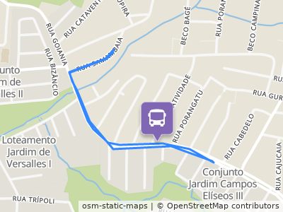 Mapa da parada