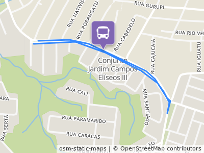 Mapa da parada