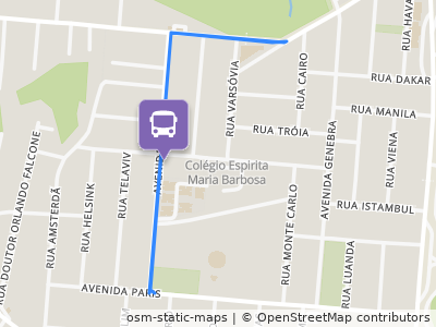 Mapa da parada