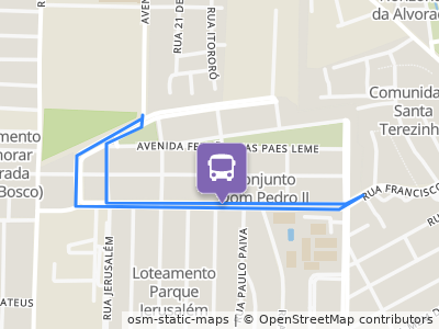 Mapa da parada