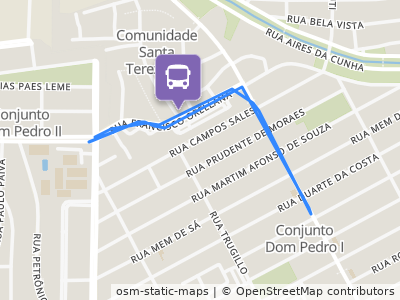 Mapa da parada