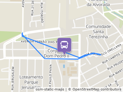 Mapa da parada