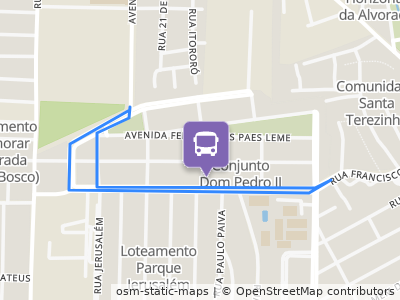 Mapa da parada