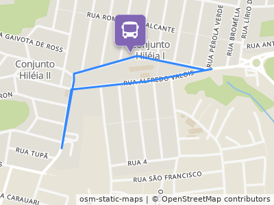 Mapa da parada