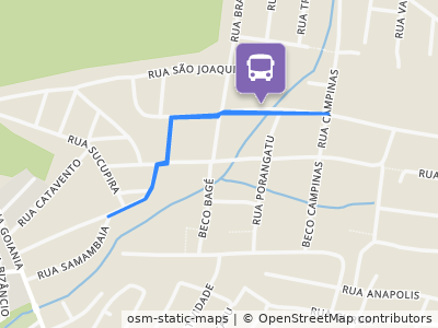 Mapa da parada