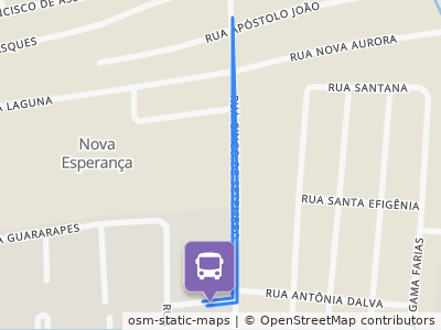 Mapa da parada