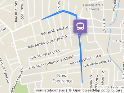 Mapa da parada