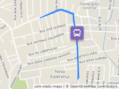 Mapa da parada