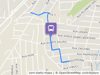 Mapa da parada