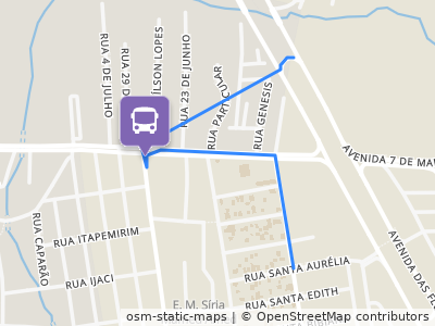 Mapa da parada