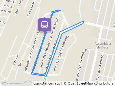 Mapa da parada