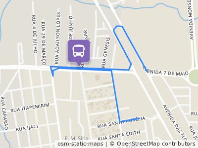 Mapa da parada