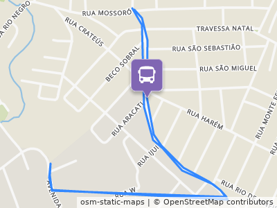 Mapa da parada