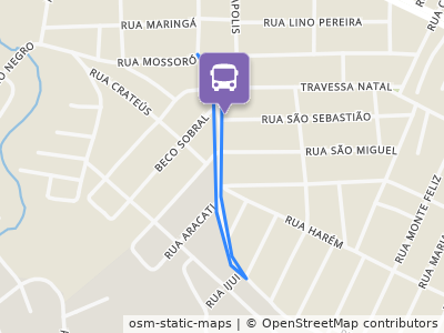 Mapa da parada