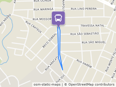 Mapa da parada