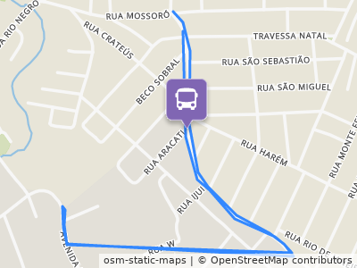 Mapa da parada