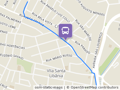 Mapa da parada