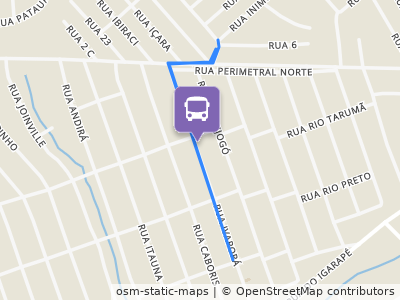 Mapa da parada