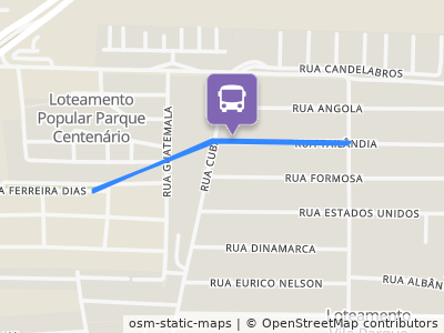 Mapa da parada