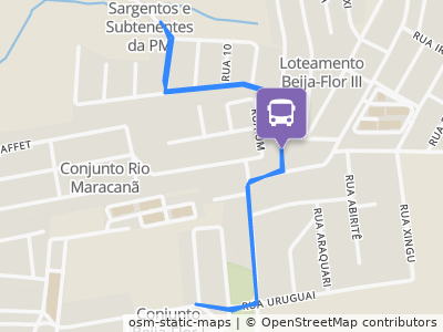 Mapa da parada