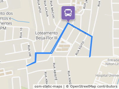 Mapa da parada