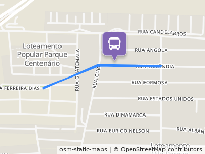 Mapa da parada