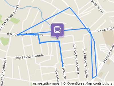 Mapa da parada