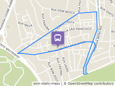 Mapa da parada