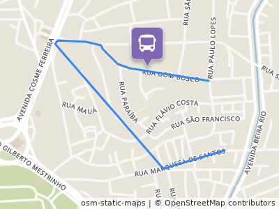 Mapa da parada