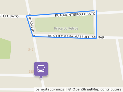 Mapa da parada
