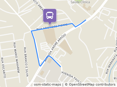 Mapa da parada