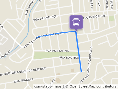 Mapa da parada