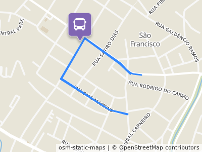 Mapa da parada