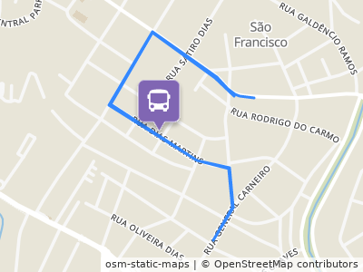 Mapa da parada