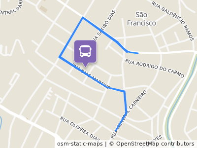 Mapa da parada
