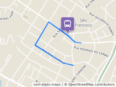 Mapa da parada