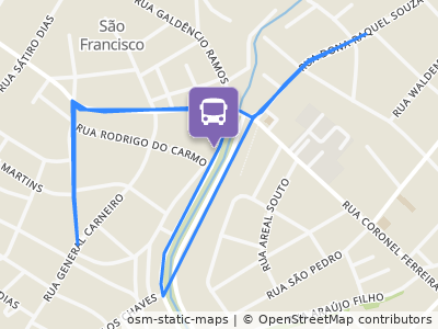 Mapa da parada