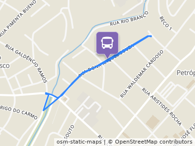 Mapa da parada