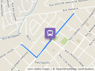 Mapa da parada