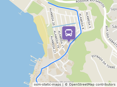 Mapa da parada