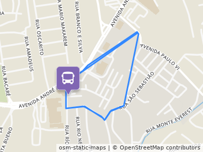 Mapa da parada
