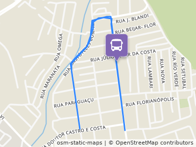 Mapa da parada