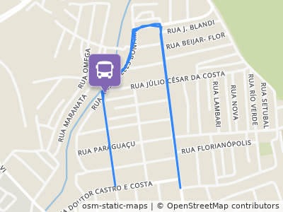 Mapa da parada