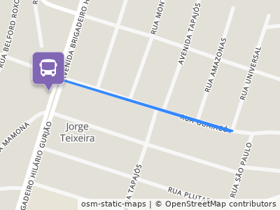 Mapa da parada