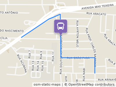 Mapa da parada