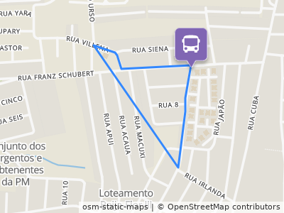 Mapa da parada