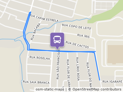 Mapa da parada